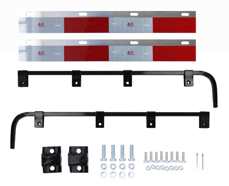 TBOZZ E-Coating Black Mud Flap Hanger Bracket with Hardware Sold by Pair - Image 1